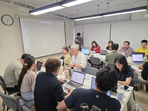實體工作坊課堂實景，非回饋者本人