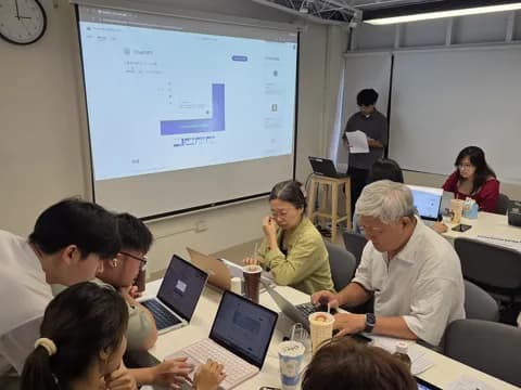 實體工作坊課堂實景，非回饋者本人