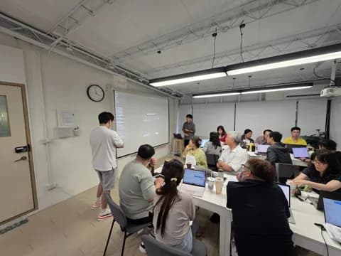 實體工作坊課堂實景，非回饋者本人