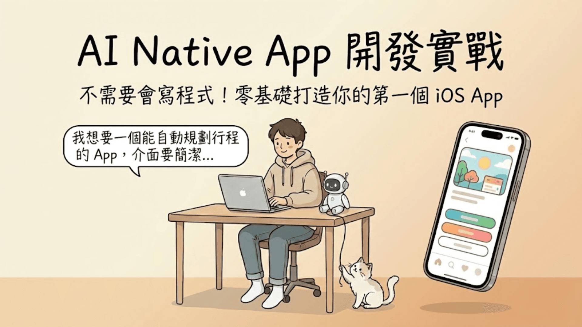 Workshop｜用 AI 開發一個 iOS App​